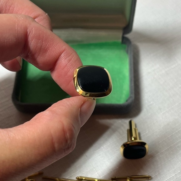 Vintage Cufflinks and button Set - Picture 4 of 8